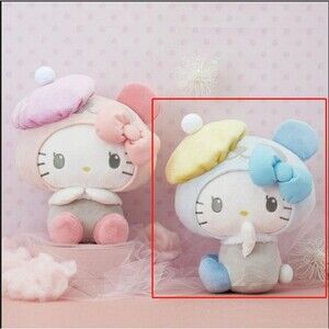 Hello Kitty Panda Flower & Ribbon Plushy